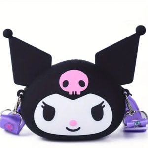 Kuromi Black silicon bag